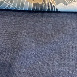 Blue Solarium Outdoor Fabric 2 yards Rave Indigo